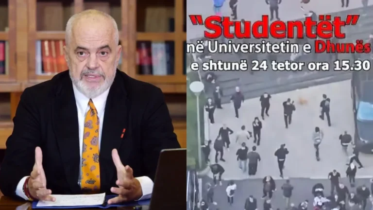 Protesta në Tiranë, Rama publikon pamjet e protestuesve që futen në selinë e PD-së: Studentët në Universitetin e Dhunës