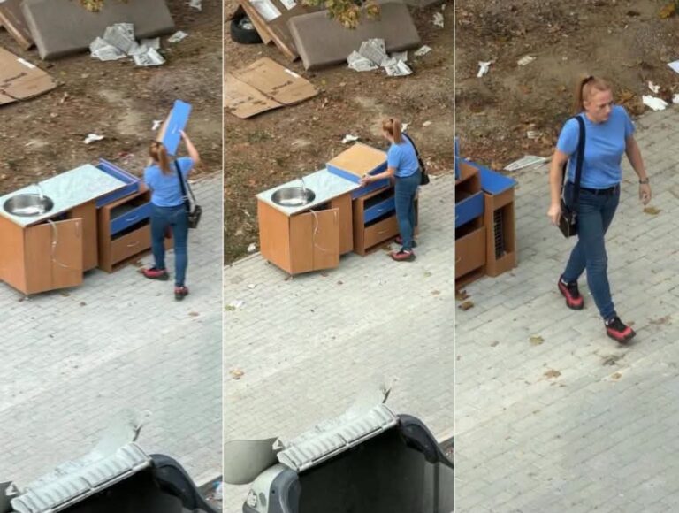 Skandal në Shkup, mobiliet e vjetra hidhen pranë kontejnerëve dhe krijohet deponi ilegale